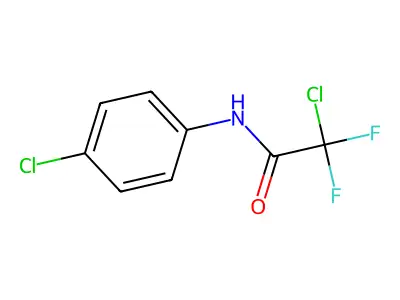 2-chloro-N-(4-chlorophenyl)-2,2-difluoroacetamide structure