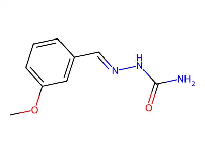 3-Methoxybenzaldehyde semicarbazone structure