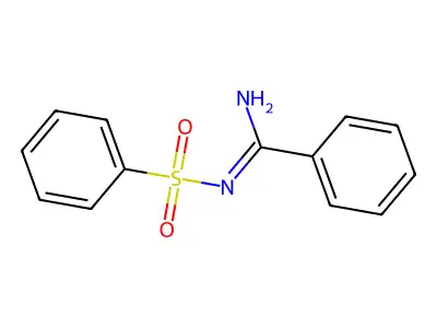 N-[(Z)-Amino(phenyl)methylidene]benzenesulfonamide structure