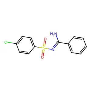 N'-(4-chlorophenyl)sulfonylbenzenecarboximidamide structure