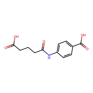 4-(4-Carboxybutanamido)benzoic acid structure