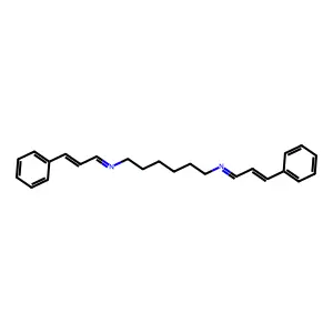 N,N'-Dicinnamylidene-1,6-hexanediamine structure