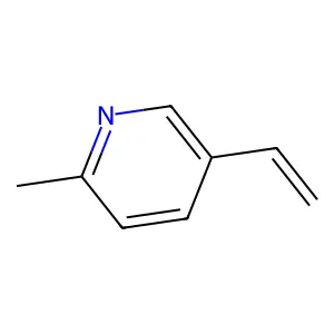 2-甲基-5-乙烯基吡啶 structure