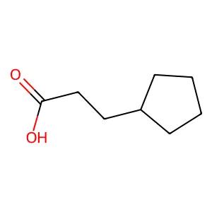 3-环戊基丙酸 structure
