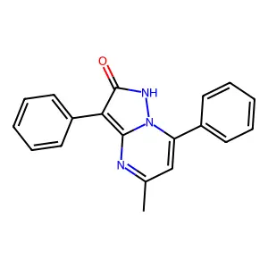 5-Methyl-3,7-diphenylpyrazolo[1,5-a]pyrimidin-2-ol structure