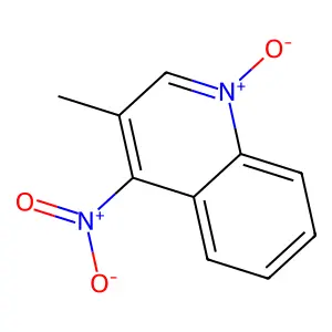 3-甲基-4-硝基喹啉N-氧化物 structure