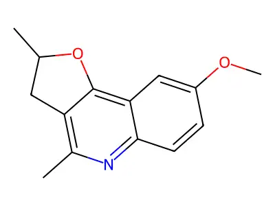 8-Methoxy-2,4-dimethyl-2,3-dihydrofuro[3,2-c]quinoline structure