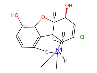 Morphine methylchloride structure