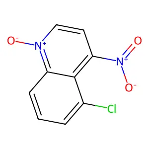 5-氯-4-硝基喹啉1-氧化物 structure