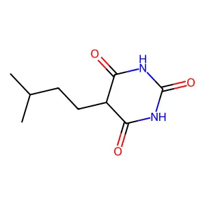 5-(3-Methylbutyl)pyrimidine-2,4,6(1H,3H,5H)-trione structure