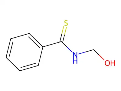 N-(hydroxymethyl)benzenecarbothioamide structure