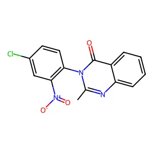 3-(4-Chloro-2-nitrophenyl)-2-methylquinazolin-4-one structure