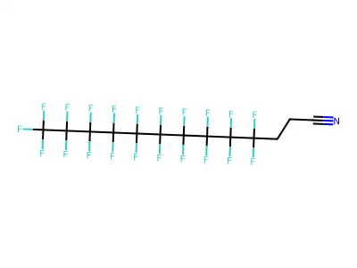 3-(perfluorodecyl)propionitrile structure