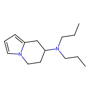 7-N,N-Dipropylamino-5,6,7,8-tetrahydroindolizine structure