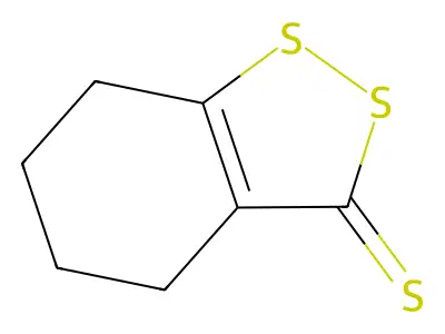 4,5-四次甲基-1,2-二硫醇-3-硫酮 structure