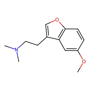 5-甲氧基-N,N-二甲基-3-苯并呋喃乙胺 structure