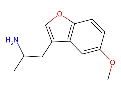 1-(5-Methoxybenzofuran-3-yl)-2-aminopropane structure