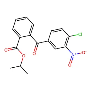 Propan-2-yl 2-(4-chloro-3-nitrobenzoyl)benzoate structure
