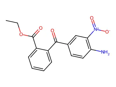 Ethyl 2-(4-amino-3-nitrobenzoyl)benzoate structure