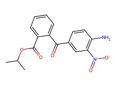 Propan-2-yl 2-(4-amino-3-nitrobenzoyl)benzoate structure