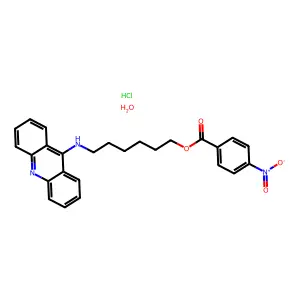 9-((6-(4-Nitrobenzoyloxy)hexyl)amino)acridine structure