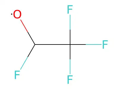 Ethoxy, 1,2,2,2-tetrafluoro- structure