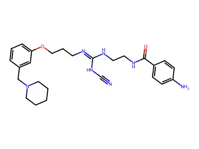 Aminopotentidine structure