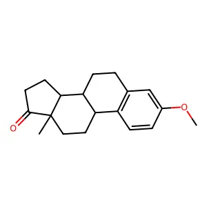 Estrone methyl ether, (-)- structure