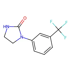 1-[3-(Trifluoromethyl)phenyl]imidazolidin-2-one structure