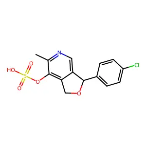 硫酸环列他尼 structure