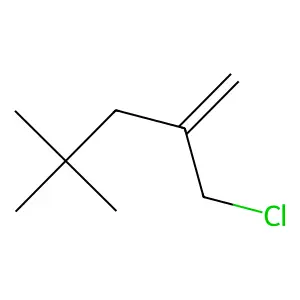 1-Pentene, 2-(chloromethyl)-4,4-dimethyl- structure