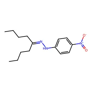 4-nitro-N-(nonan-5-ylideneamino)aniline structure