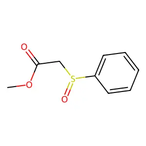 Methyl 2-(phenylsulfinyl)acetate structure