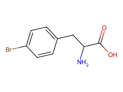 4-溴苯丙氨酸 structure