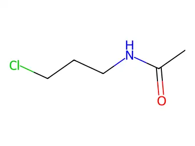 N-(3-chloropropyl)acetamide structure