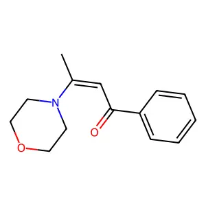2-Buten-1-one, 3-(4-morpholinyl)-1-phenyl- structure