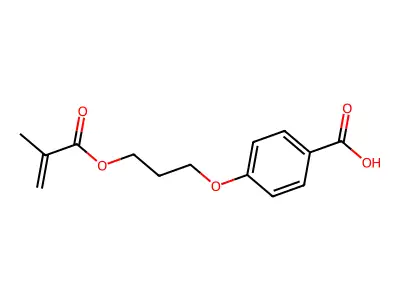 4-[3-(2-methylprop-2-enoyloxy)propoxy]benzoic Acid structure