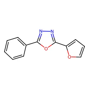 2-(2-Furyl)-5-phenyl-1,3,4-oxadiazole structure