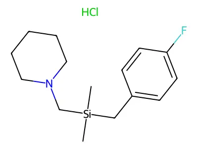 Silperisone hydrochloride structure