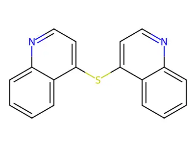 Quinoline, 4,4'-thiobis- structure