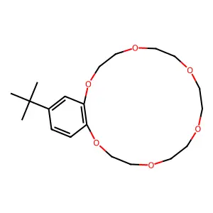 20-Tert-butyl-2,5,8,11,14,17-hexaoxabicyclo[16.4.0]docosa-1(18),19,21-triene structure
