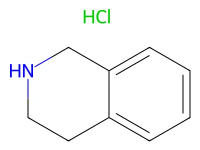 1,2,3,4-四氢异喹啉-2-鎓氯化物 structure