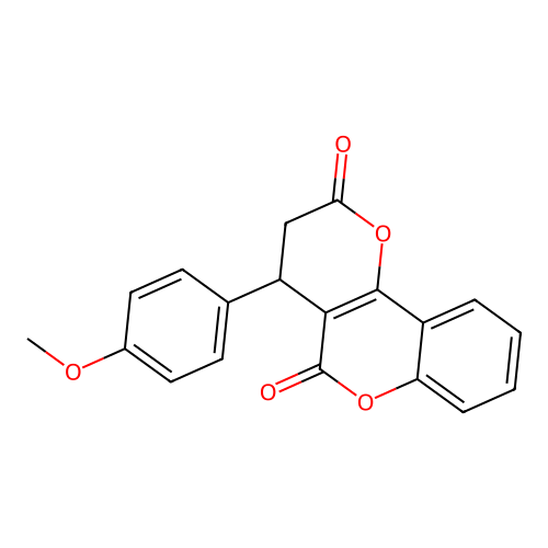 4-(4-Methoxyphenyl)-3,4-dihydropyrano[3,2-c]chromene-2,5-dione structure