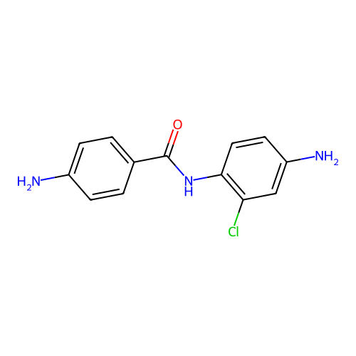 4-Amino-N-(4-amino-2-chlorophenyl)benzamide structure