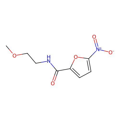 N-(2-methoxyethyl)-5-nitrofuran-2-carboxamide structure