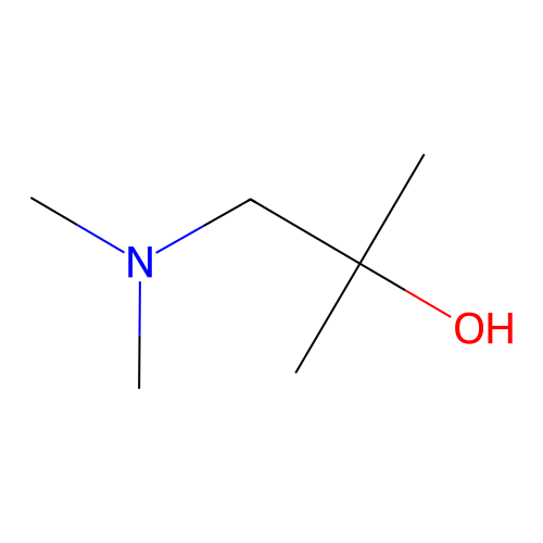 1-(Dimethylamino)-2-methylpropan-2-ol structure
