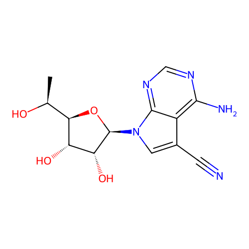 4-Amino-7-(6-deoxy- structure