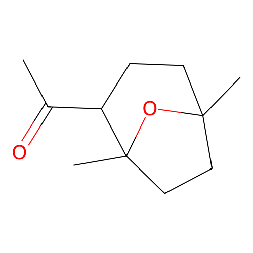 2-Acetyl-1,5-dimethyl-8-oxabicyclo [3.2.1] octane structure