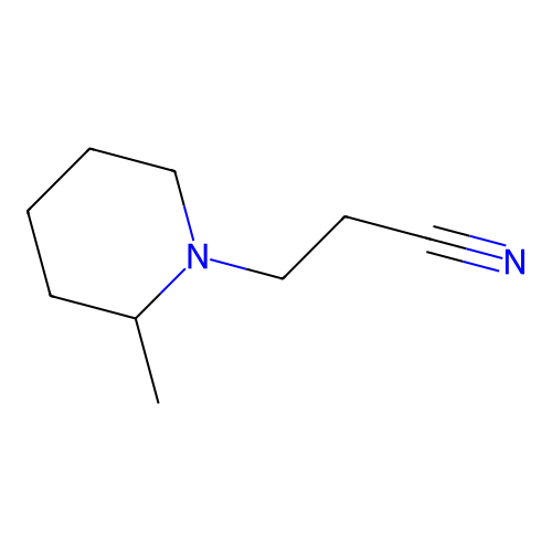 1-(2-Cyanoethyl)-2-pipecoline structure