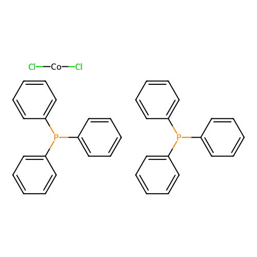 (T-4)-Dichlorobis(triphenylphosphine)cobalt structure